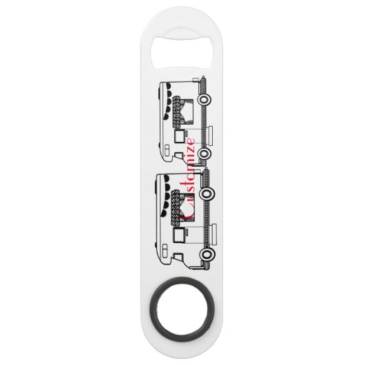 RV Camper Caravan Thunder-Cove Speed Flessenopener (Voorkant)