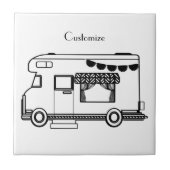 RV Camper Caravan Thunder-Cove Tegeltje (Voorkant)