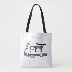 RV Camper Caravan Thunder-Cove Tote Bag