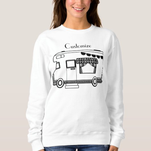 RV Camper Caravan Thunder_Cove Trui (Voorkant)