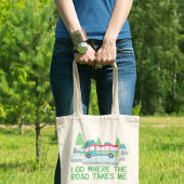 RV Camper Custom Road Trip Tote Bag