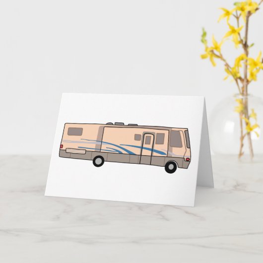 RV camper Kaart (Gele Bloem)