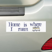 RV / Camper Liefde Lifestyle Bumpersticker (Op auto)