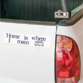 RV / Camper Liefde Lifestyle Bumpersticker (Op Truck)