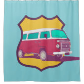 RV Camper Life Douchegordijn (Voorkant)