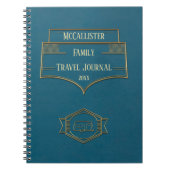 RV Camper Travel Journal Retro Notitieboek (Voorkant)