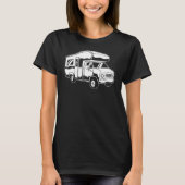 Rv Camper Van - Mobilehome Motorhome Rv Camper T-shirt (Voorkant)