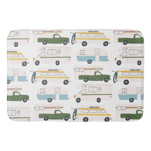 RV Campervan vanlife Motorhome Trailer CUSTOMIZE Badmat (Voorkant)