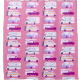 RV Campervan vanlife Motorhome Trailer CUSTOMIZE Douchegordijn (Voorkant)