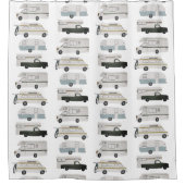 RV Campervan vanlife Motorhome Trailer CUSTOMIZE Douchegordijn (Voorkant)