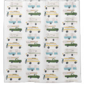 RV Campervan vanlife Motorhome Trailer CUSTOMIZE Douchegordijn (Voorkant)