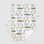 RV Campervan vanlife Motorhome Trailer CUSTOMIZE Golfhanddoek (Insitu)