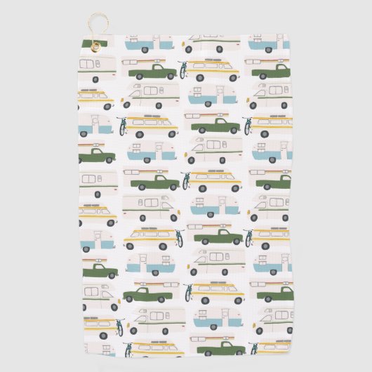 RV Campervan vanlife Motorhome Trailer CUSTOMIZE Golfhanddoek (Voorkant)
