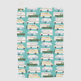 RV Campervan vanlife Motorhome Trailer CUSTOMIZE Golfhanddoek