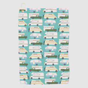 RV Campervan vanlife Motorhome Trailer CUSTOMIZE Golfhanddoek
