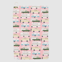 RV Campervan vanlife Motorhome Trailer CUSTOMIZE Golfhanddoek