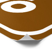 RV Campground Highway Sign Poster (Hoek)