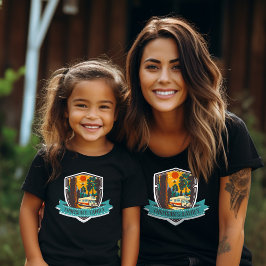 Rv camping aangepaste familie bijpassende naam t-shirt