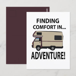 RV Camping Avontuur Rijden Briefkaart