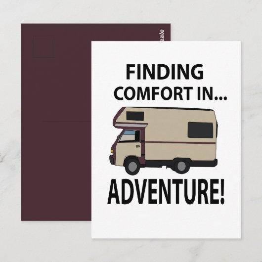 RV Camping Avontuur Rijden Briefkaart (Voorkant / Achterkant)