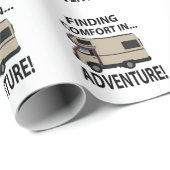 RV Camping Avontuur Rijden Cadeaupapier (Rol Hoek)