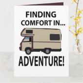 RV Camping Avontuur Rijden Kaart (Gele Bloem)