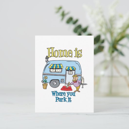 Rv Camping Briefkaart (Staand voorkant)