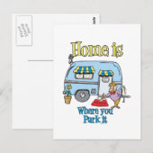 Rv Camping Briefkaart (Voorkant / Achterkant)
