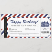 RV Camping Gift Voucher Summer Camp Certificate (Voorkant / Achterkant)