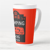 RV Camping King USA Latte Mok (Rechterhoek)