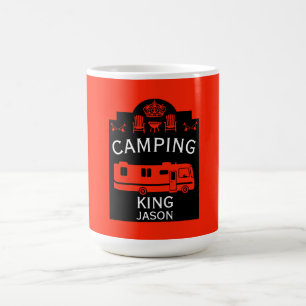 RV Camping King USA Magische Mok