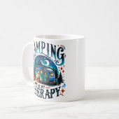 RV Camping koffiemok wrap | Grappige camper levens (Voorkant links)
