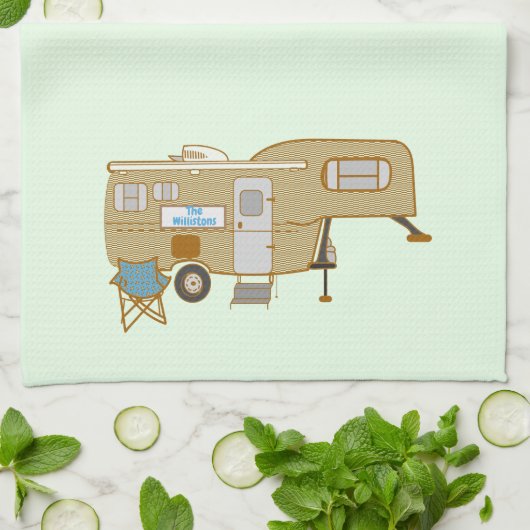 RV Camping Paper Drink Coasters Theedoek (Gevouwen)
