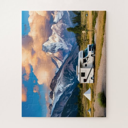 RV Camping Puzzels RV Tour Familie RV Reis (Verticaal)