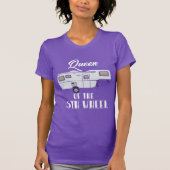 RV Camping Queen of the 5th Wheel T-shirt (Voorkant)