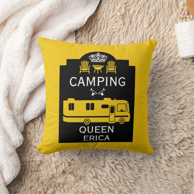RV Camping Queen USA Kussen (Deken)