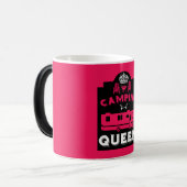 RV Camping Queen USA Magische Mok (Voorkant links)