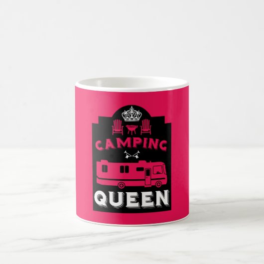 RV Camping Queen USA Magische Mok (Center)