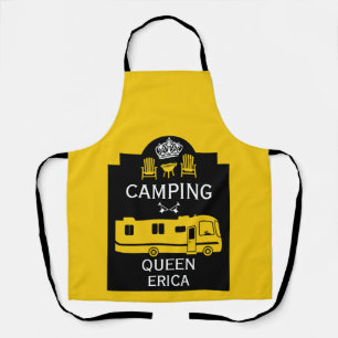 RV Camping Queen USA Schort