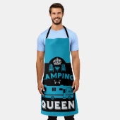 RV Camping Queen USA Schort (Gedragen)