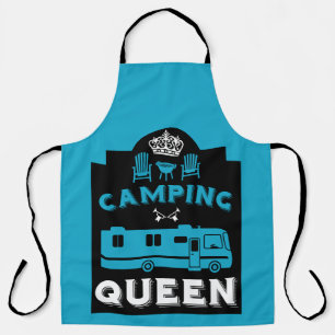 RV Camping Queen USA Schort