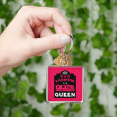 RV Camping Queen USA Sleutelhanger (Hand)