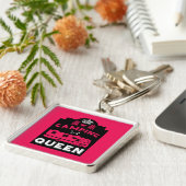 RV Camping Queen USA Sleutelhanger (Zijkant)
