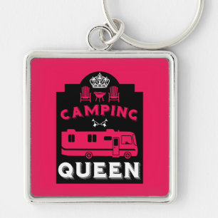 RV Camping Queen USA Sleutelhanger
