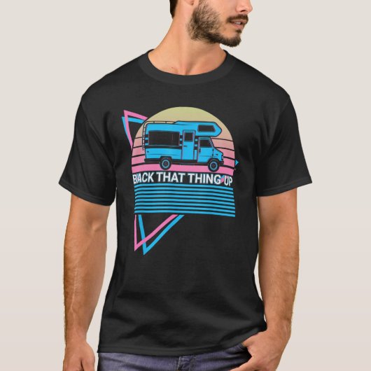 RV Camping RV Camping Truck Camping Retro_9 T-shirt (Voorkant)
