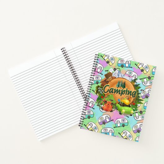 RV Camping Spiraal Notebook Notitieboek (Binnen)