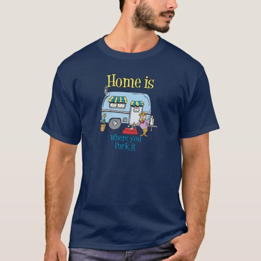 Rv Camping T-shirt (Voorkant)
