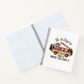 RV Camping Tent Trailer Home is waar u het parkere Notitieboek (Binnen)