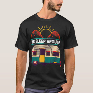 RV Camping Trailer Gifts we slapen rond Camper T-shirt