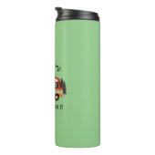 RV Camping Trailer Home is waar u het parkeren Thermosbeker (Geroteerd rechts)